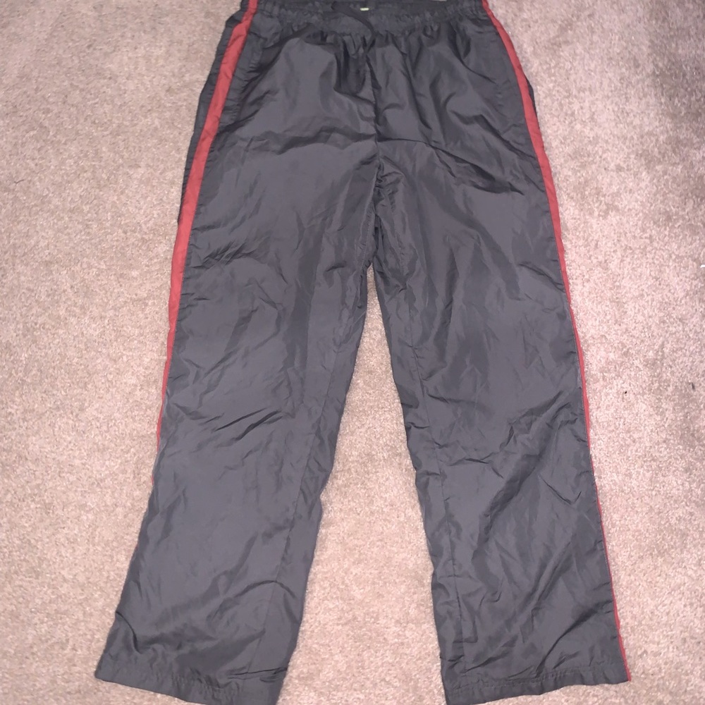 Men’s Track Pants Grey/Red